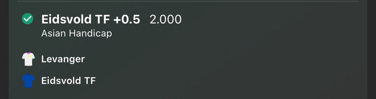 3/4 Main Lines for Members Today

Easing ourselves into the season slowly but surely with higher odds bets to come.

✅ 1.88
✅ 1.80
✅ 2.00
❌ 1.85

If there’s interest in joining there’s a 25% discount for you to use if you want to join us for the year.

mymembers.io/hail-sports-pi…