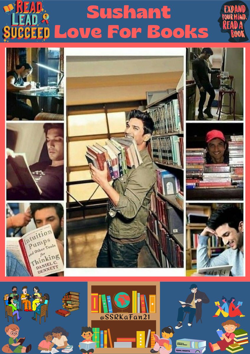 Actually I don't have much friends so I read books 😎

✨  Sushant SinghRajput ✨

Sushant Love For Books 
#SushantSinghRajput𓃵