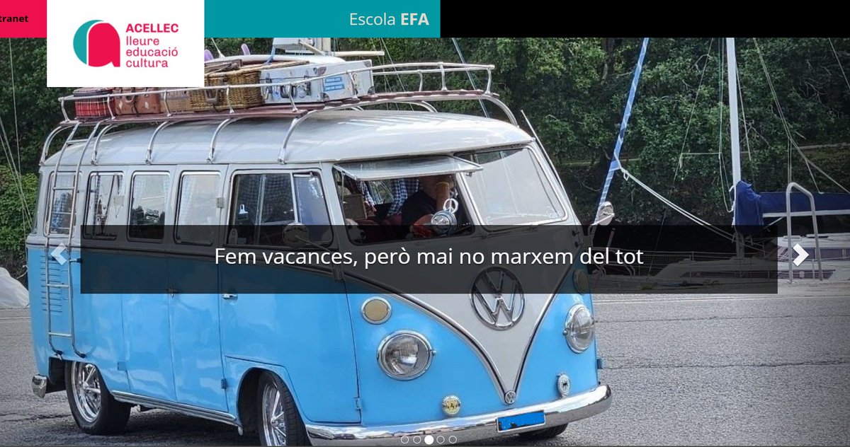 Fem vacances, però mai no marxem del tot. 
L'equip de l'Acellec i l'<a href="/EscolaEfa/">Escola Efa</a> s'organitza per torns i es manté alerta tots els matins d'agost per si podem ser útils a la gent del lleure. Ens trobeu a les vies de contacte habituals. 
Ens agrada ajudar.
acellec.cat/noticia.php?id…