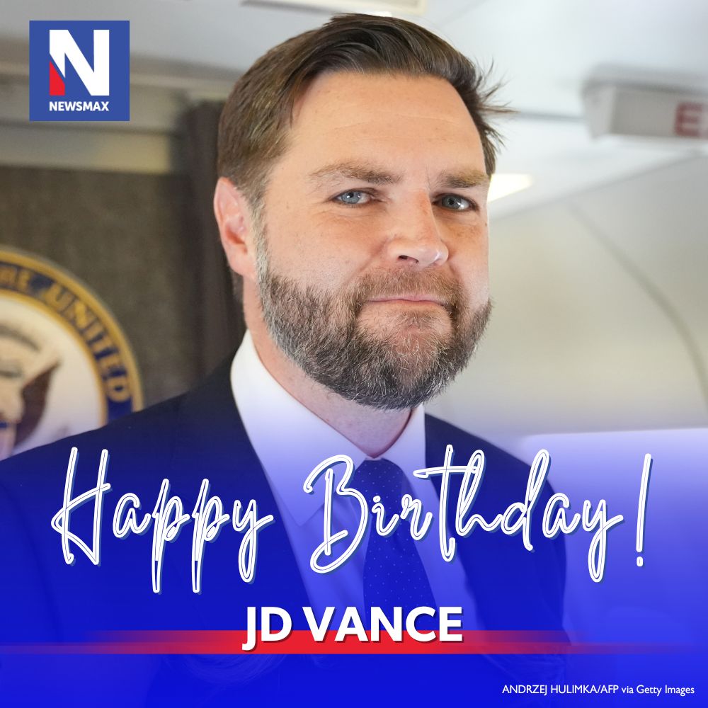 HAPPY BIRTHDAY to Vice President JD Vance, who turns 41 today.⁣