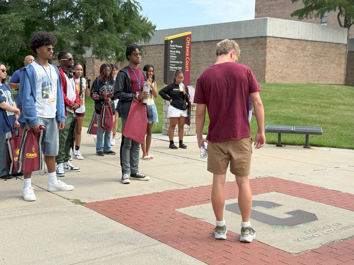 Our college ambassadors went on their last college tour of the summer! Thank you so much to <a href="/CMUniversity/">Central Michigan U.</a> for hosting us!
