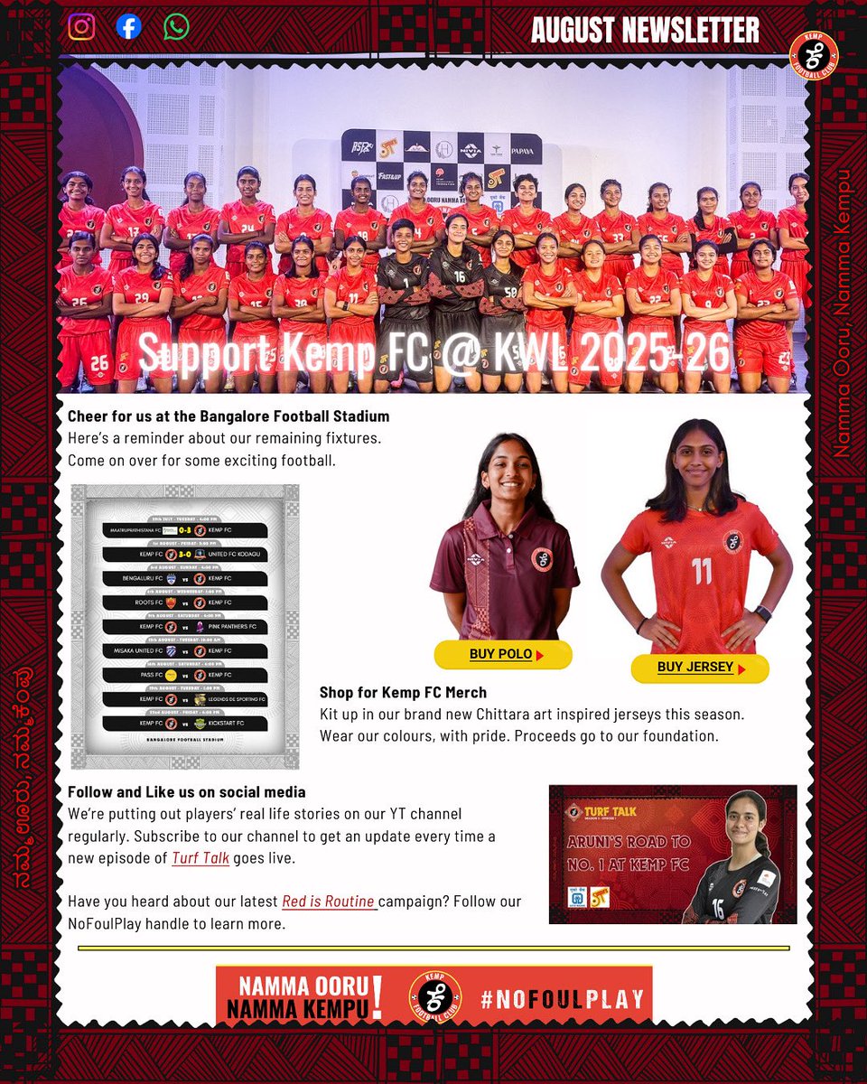 🔥 August Newsletter from Kemp FC! 🔥

From fresh merch drops to prepping for the big kick-off, it’s been a month of momentum!

🔗 Read more: kempfc.com/NL