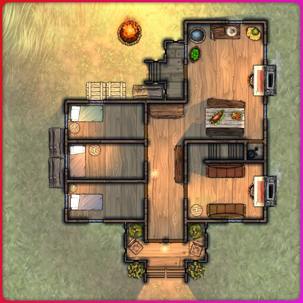 🗺️ "Ranch / Farmhouse" by DrewDefinition

Download this map for free ⬇️
dungeonfog.com/hub/u/drewdefi…

#dungeonmaster #rpg #battlemap #maps #house #home #farmstead