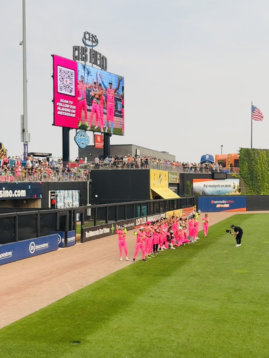 We had a blast last night at <a href="/BananaBall_/">Banana Ball</a> at <a href="/CHSFieldStPaul/">CHS Field</a>!