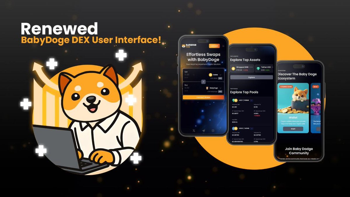 Did you know BabyDoge DEX has renewed it's UI?

Check it out now: swap.babydoge.com