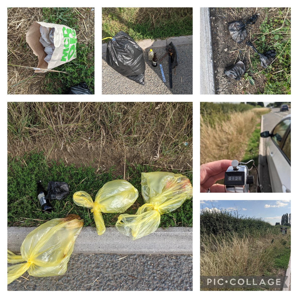 EricTorrington's tweet image. All that glistens in a lay-by is not gold but #tizer (truck drivers #urine). Several bottles of it &amp;amp; 10 bags of bagged truckers #poo. This is Slimbridge lay-by on the A38 @cleanupbritain &amp;amp; typical of UK lay-bys but no spotlight. @BBCSpotlight @BBCGlos