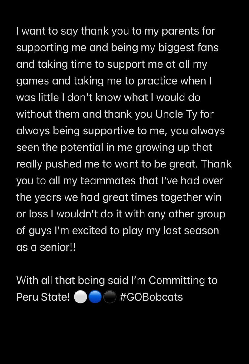 Maddex McConnell (@maddexm19035) on Twitter photo COMMITTED ⚪️🔵⚫️
<a href="/PSCFootball/">Peru State Football</a> 
<a href="/CoachHalvorsen/">Wade Halvorsen</a> <a href="/CoachO_PSC/">Coach O</a> <a href="/CoachJStarling/">Jakari Starling</a> <a href="/PSC_Coach_S/">Coach Stallings</a> <a href="/_CoachWilk/">Sean Wilkerson</a> <a href="/PrepRedzoneNE/">Prep Redzone Nebraska</a> COMMITTED ⚪️🔵⚫️
<a href="/PSCFootball/">Peru State Football</a> 
<a href="/CoachHalvorsen/">Wade Halvorsen</a> <a href="/CoachO_PSC/">Coach O</a> <a href="/CoachJStarling/">Jakari Starling</a> <a href="/PSC_Coach_S/">Coach Stallings</a> <a href="/_CoachWilk/">Sean Wilkerson</a> <a href="/PrepRedzoneNE/">Prep Redzone Nebraska</a>