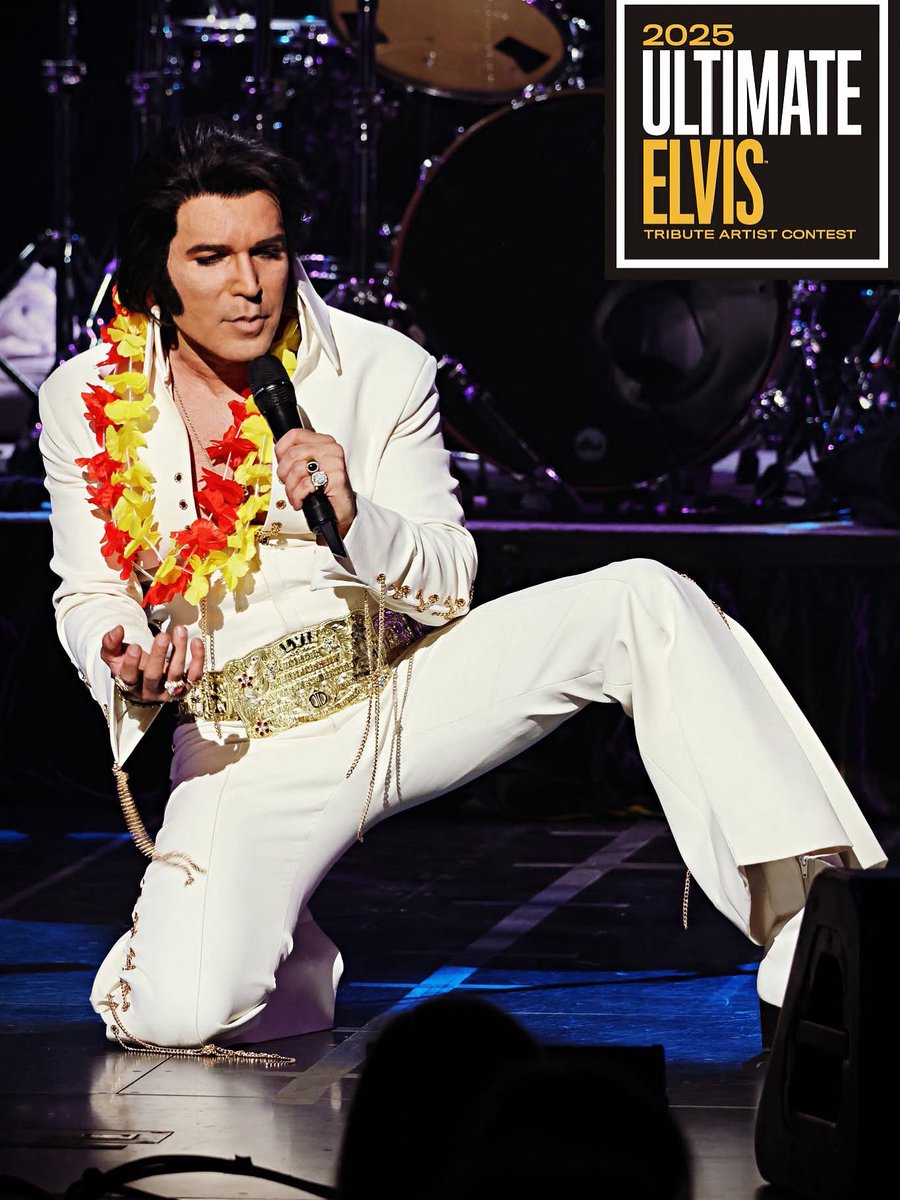 Memphis TN.I'm going to do my best to represent Elvis' memory during the Ultimate Tribute Artist competition once again! So honored.
Get your tickets now at graceland.com/elvis-week 
LiveStream: virtualelvisweek.com
See you soon friends!⚡️💖

#ElvisWeek2025
<a href="/VisitGraceland/">Graceland</a>