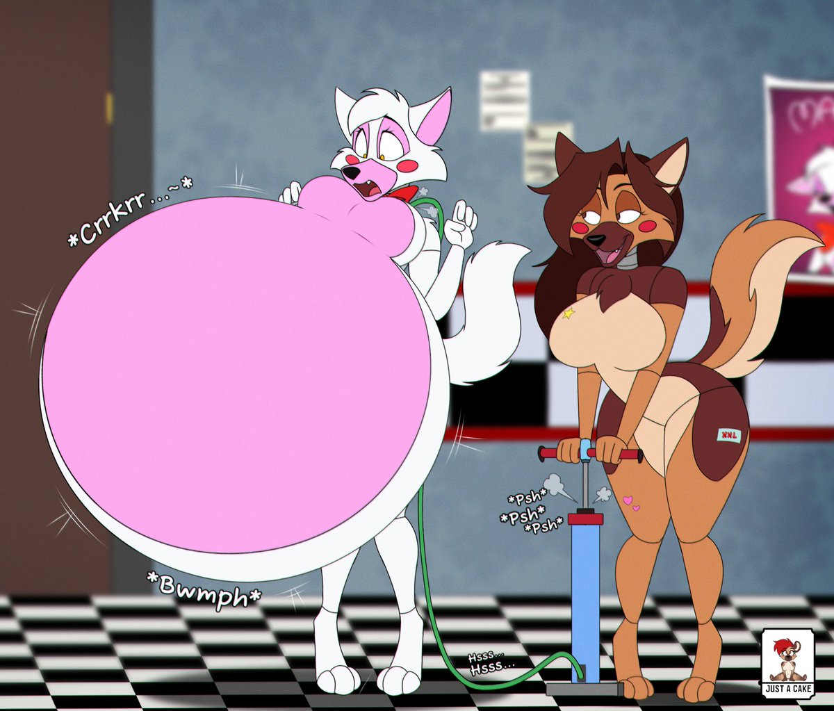 Zoe just having "fun" with her new friend~
I guess you will recognize the style I tried to re-create -w-