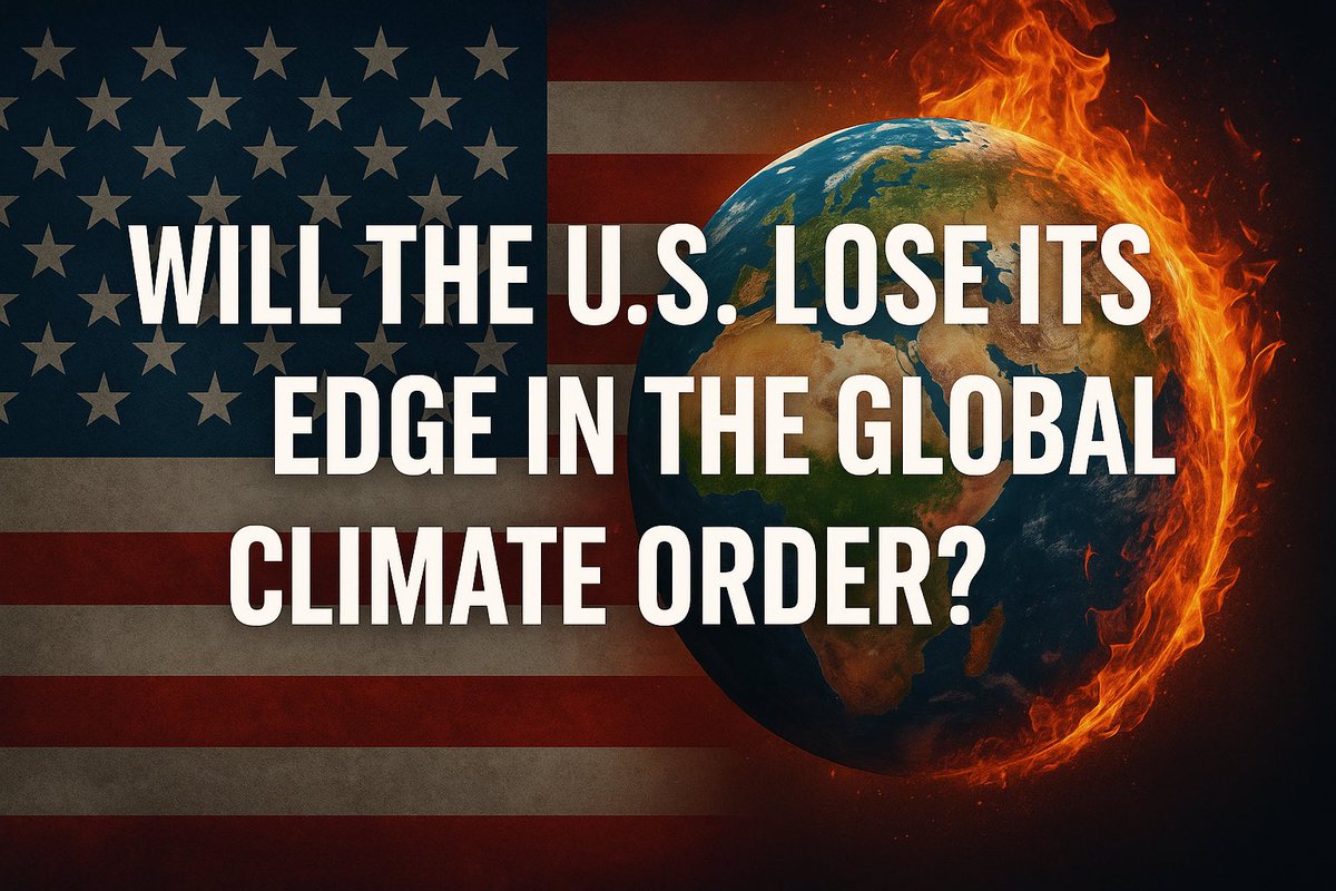 BiotechUS's tweet image. 🇺🇸 Will the U.S. Lose Its Edge in the Global Climate Order?

In July 2025, the International Court of Justice (ICJ) delivered a historic opinion: States are legally obligated to take meaningful action against climate change. While “advisory” in form, the ruling draws a legal red…