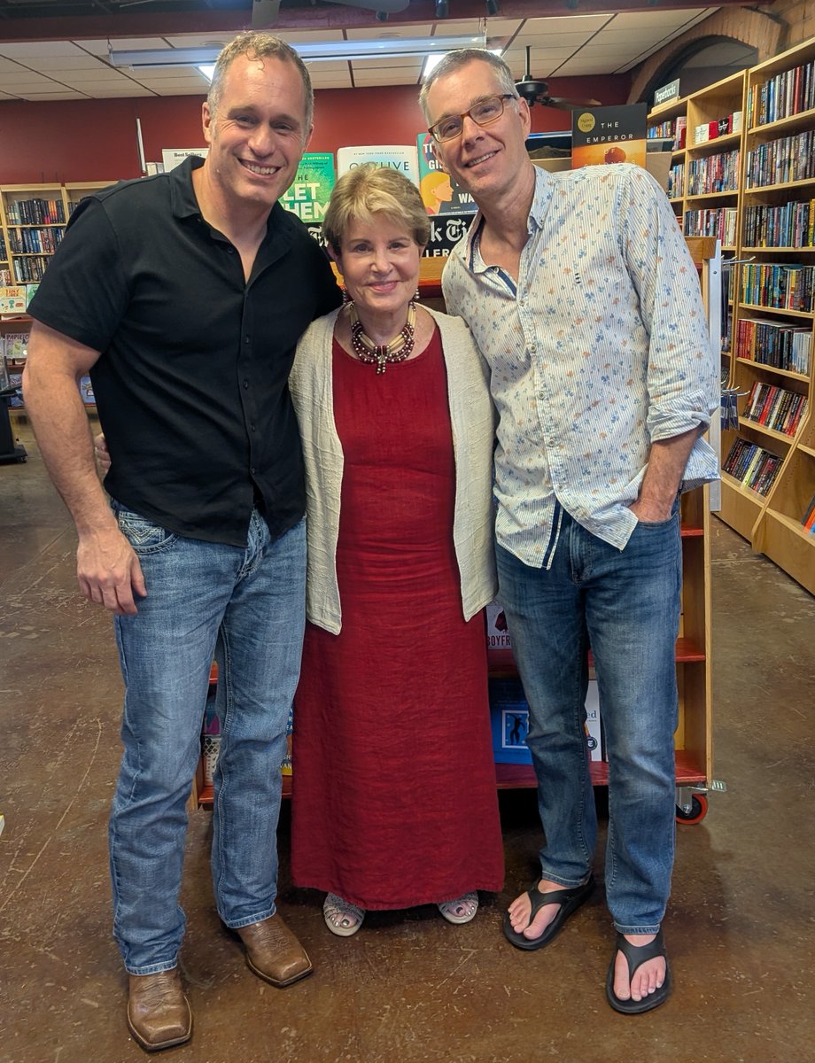 Kyle Mills (@kylemillsauthor) on Twitter photo You'll never meet nicer people in the writing business than <a href="/bentleydonb/">Don Bentley</a> and Barbara Peters from the Poisoned Pen bookstore in Scottsdale. A huge thanks to Barbara for hosting my kick-off event for FADE IN and to Don for making the trip to AZ in 109 degree temps to chat with me. You'll never meet nicer people in the writing business than <a href="/bentleydonb/">Don Bentley</a> and Barbara Peters from the Poisoned Pen bookstore in Scottsdale. A huge thanks to Barbara for hosting my kick-off event for FADE IN and to Don for making the trip to AZ in 109 degree temps to chat with me.