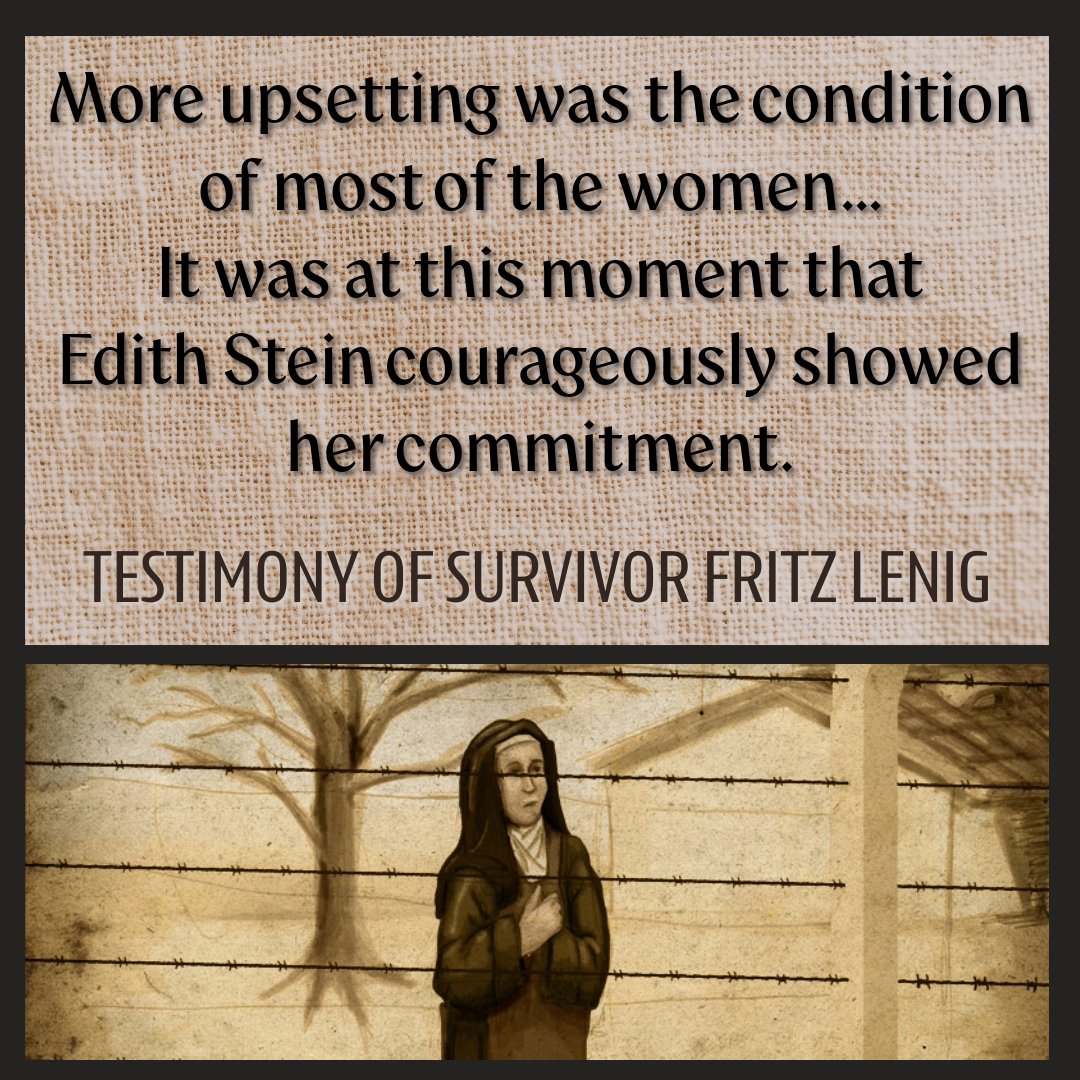 carmelitequotes's tweet photo. β‘οΈ Eyewitness testimony reveals St. Edith Stein's courage at Camp Amersfoort: "It was at this moment that Edith Stein courageously showed her commitment."
π https://t.co/hZ9acFCp9J
#StEdithStein #Martyrs #Testimony https://t.co/RTxT1OOLSU