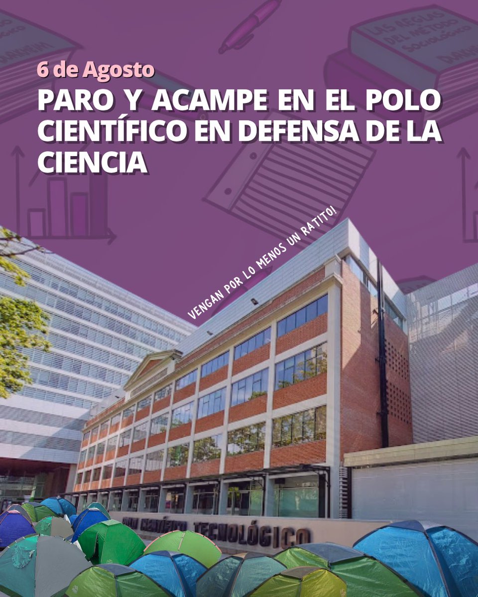 Si están disfrutando el stream de CONICET en Mar del Plata sepan que nuestros salarios están por debajo de la línea de pobreza, y tenemos que financiar materiales de nuestro bolsillo. 
Los invitamos a manifestarse con nosotros el 6 de agosto en el polo científico.