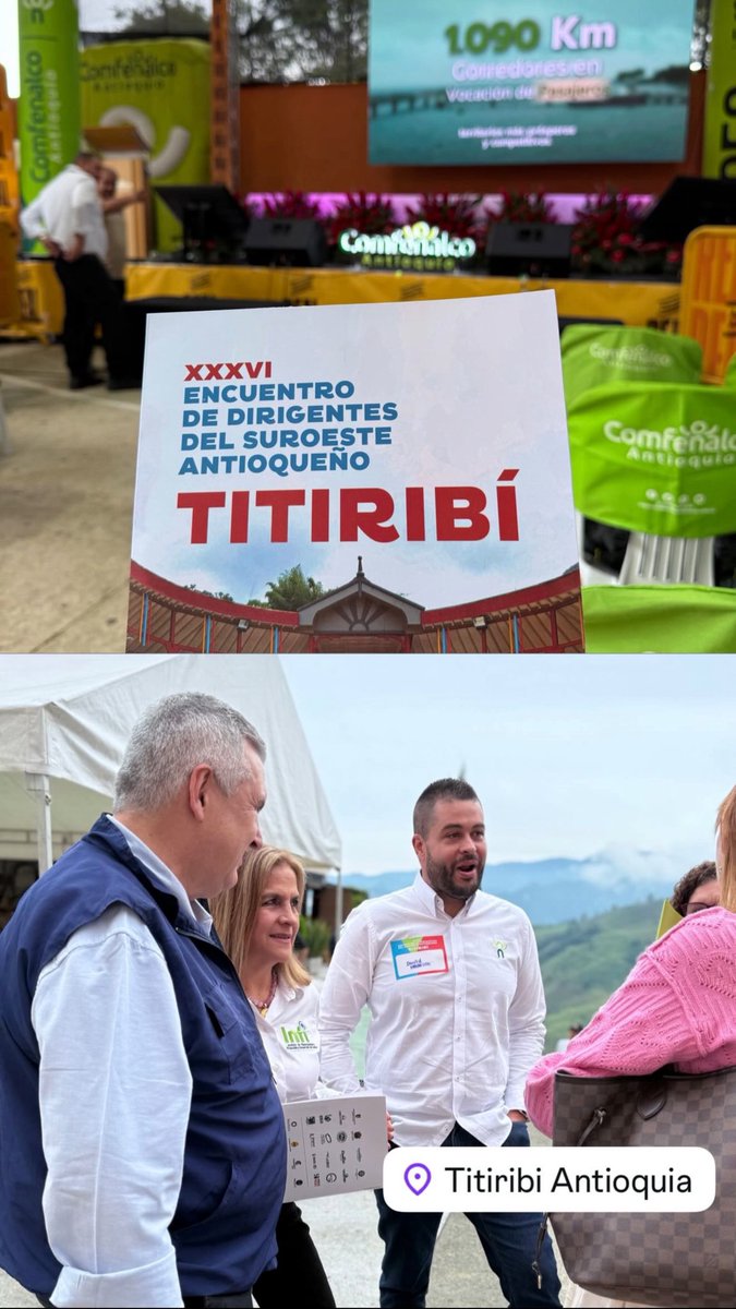 La gerente de Inficaldas, participa en el panel de Infraestructura y Conectividad durante el XXXVI Encuentro de Dirigentes del Suroeste Antioqueño. 
En su intervención destacó la importancia de las obras que se adelantan en movilidad aérea.