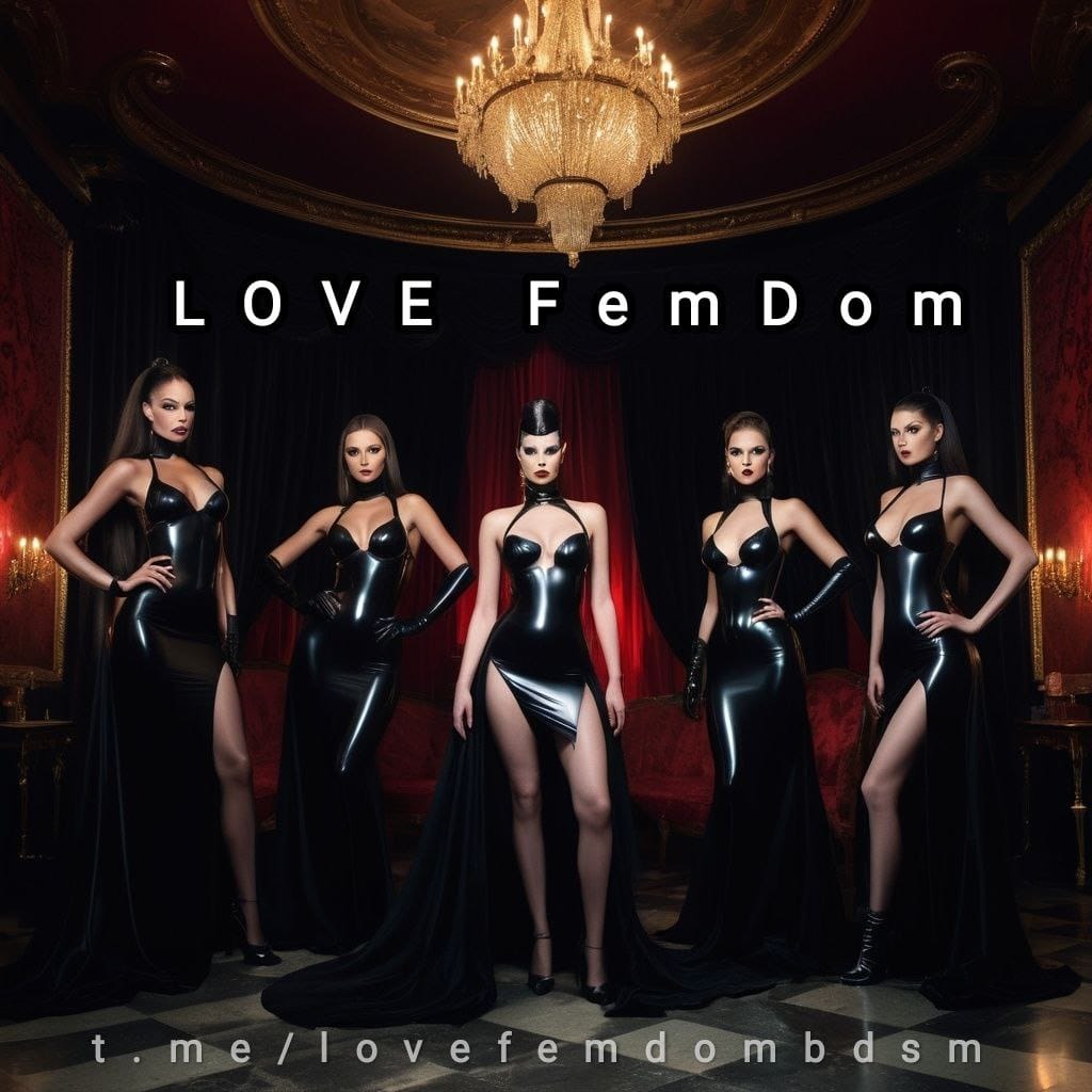 Sumérgete en el mundo de "LOVE FemDom". Las Mistress más exigentes y expertas están listas para dominarte y llevar tus deseos a nuevos límites. Únete a nuestra comunidad exclusiva y descubre el verdadero significado de la sumisión. 

t.me/lovefemdombdsm