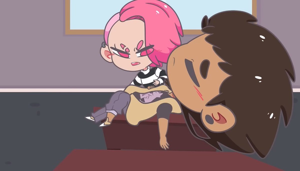 dailyfnafhs's tweet photo. ❤️: Te dije en pocas palabras, no montarte un monólogo.
💙: No se preocupe, jefecito. Nosotros lo queremos así.
🤎: Gracias, amigos. ¿Qué harían sin mí? Posiblemente estarían perdidos.
🩷: Oye, oye, tampoco te pases. No somos bebés.

🍮Pesadilla Escolar. (#FHSMini) https://t.co/PkFjGYsk2P
