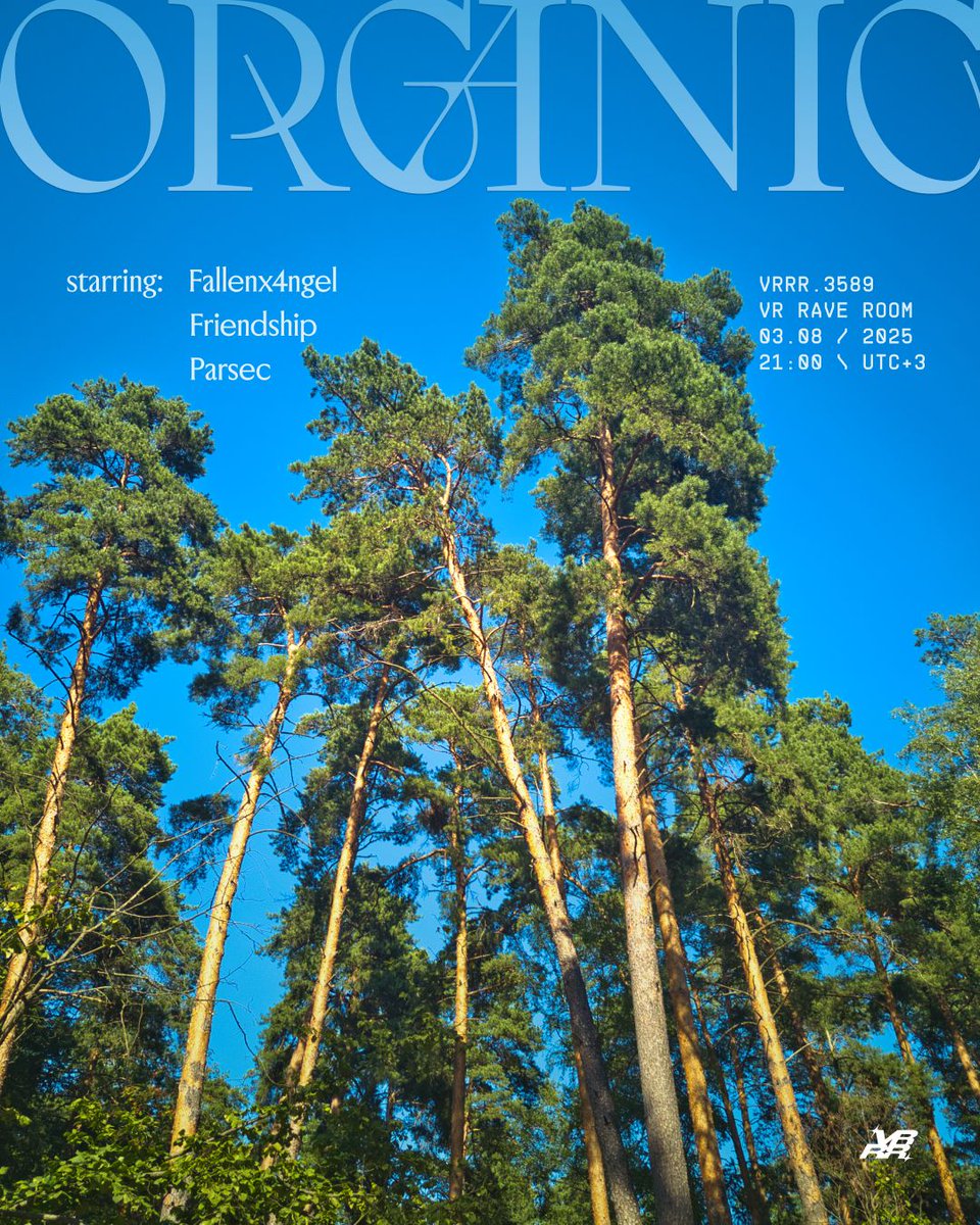 Tomorrow 03․08․2025 Sunday 21˸00 UTC＋3 ⁄ VRRR Organic 5 with sets from <a href="/parsecdnb/">Parsec</a> FRIENDSHIP and Fallenx4ngel
Organic is an event about deep rhythmic music
#vrc #vrchat #clubbing #vr #ar #dj #music