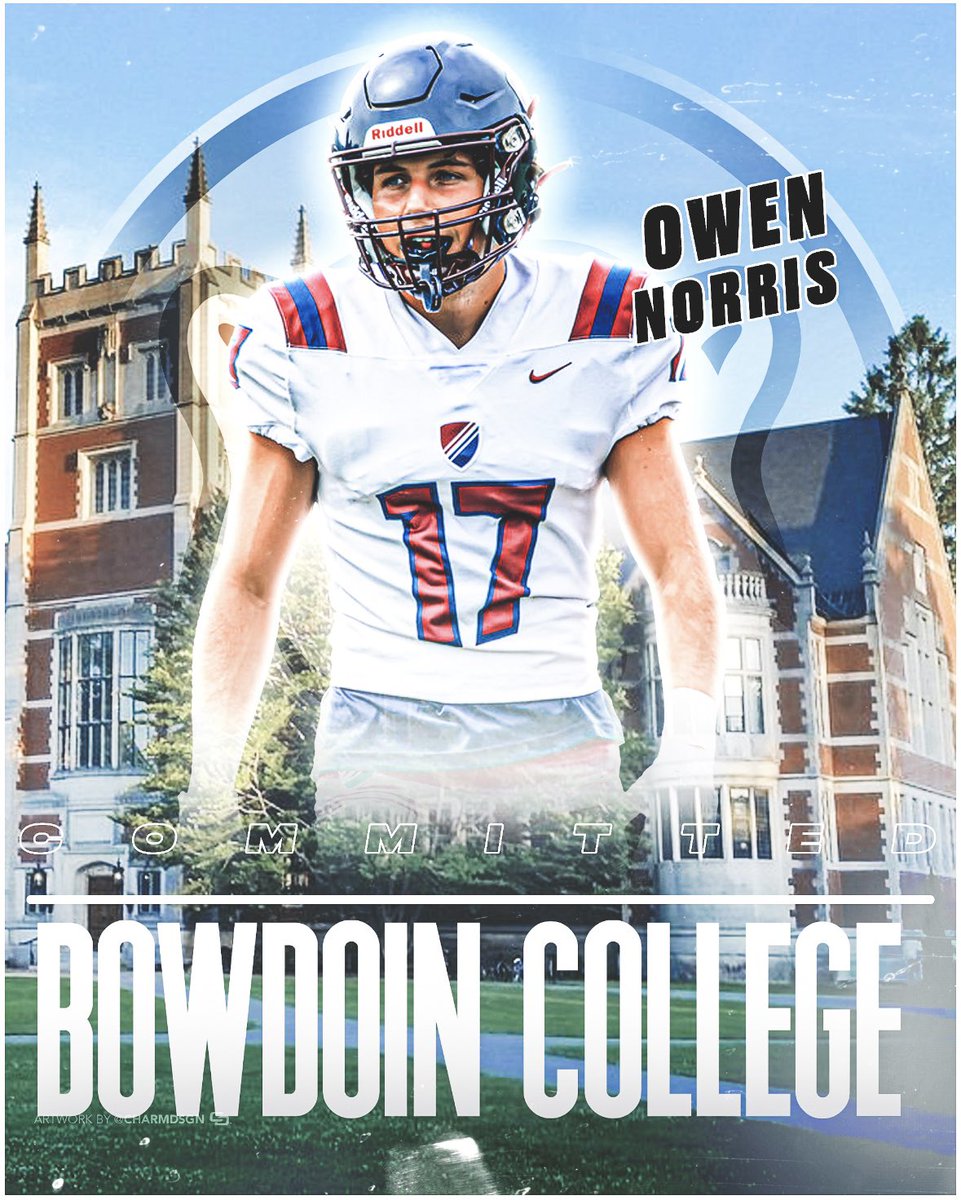 I’m incredibly grateful and blessed to announce my commitment to continue both my academic and athletic career at Bowdoin College! Thank you to all my coaches, and thank you <a href="/CoachMacBC/">Kyle McAllister</a> and <a href="/CoachBJHammer/">William Hammer</a> for this opportunity! Go bears!