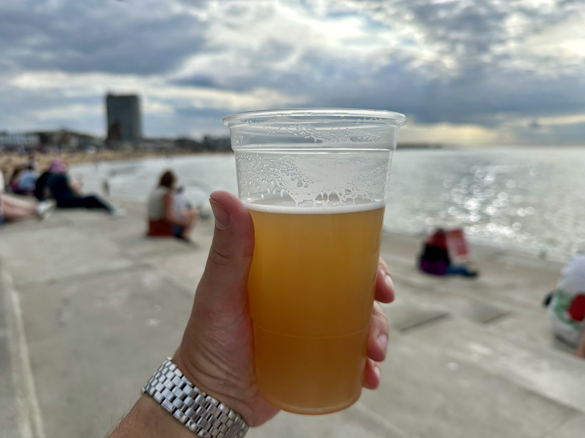 Just walked from Whitstable to Margate, now enjoying a well deserved pint!
