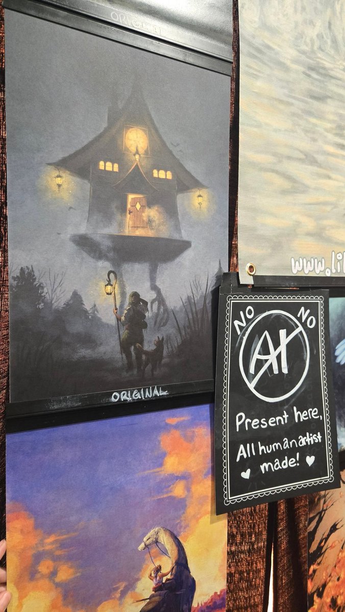 lilystrations's tweet photo. Still chugging along at @Gen_Con in the Maker's Market, come out and support some human artists who would love to say hi.✨️💛✨️
#gencon #gen_con #artistalley #smallartist https://t.co/T99ryzSZRV