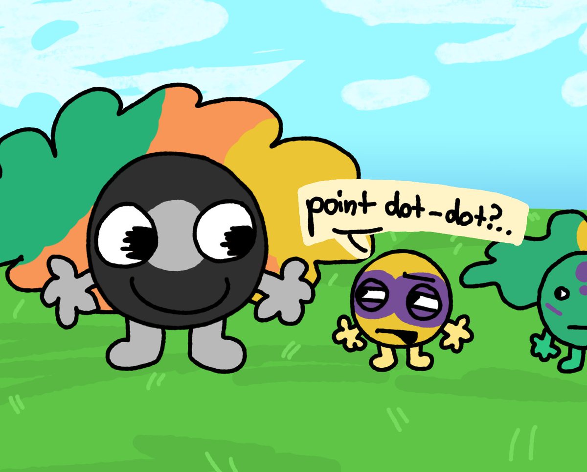 skehwey's tweet image. Dot meets other dots #PaSosc #ProblemsandSolutions #PaS #osc #objectshowcommunity #oc #objectoc #algebraliens