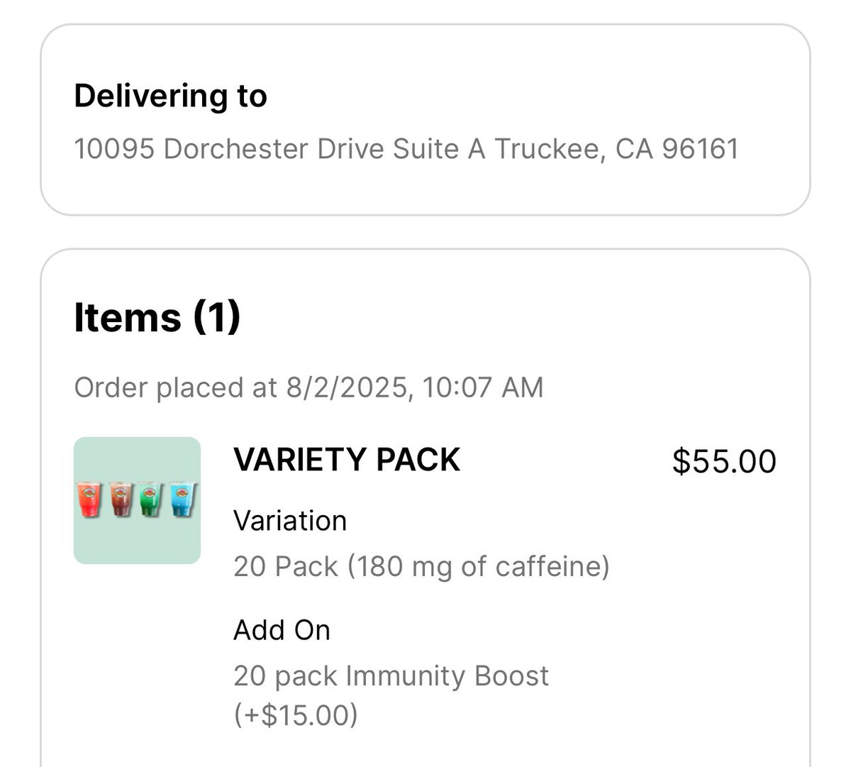 Just got an order to help the process! <a href="/GenTeaTahoe/">GenTea Lake Tahoe</a>