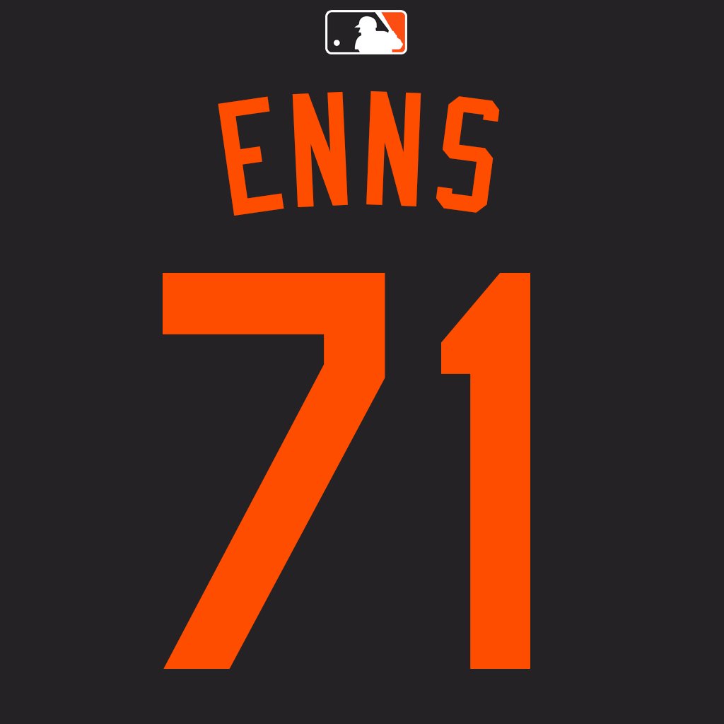 NumbersMLB's tweet image. LHP Dietrich Enns (@DietrichEnns) will wear number 71. Last worn by RHP Jacob Webb in 2024. #Orioles