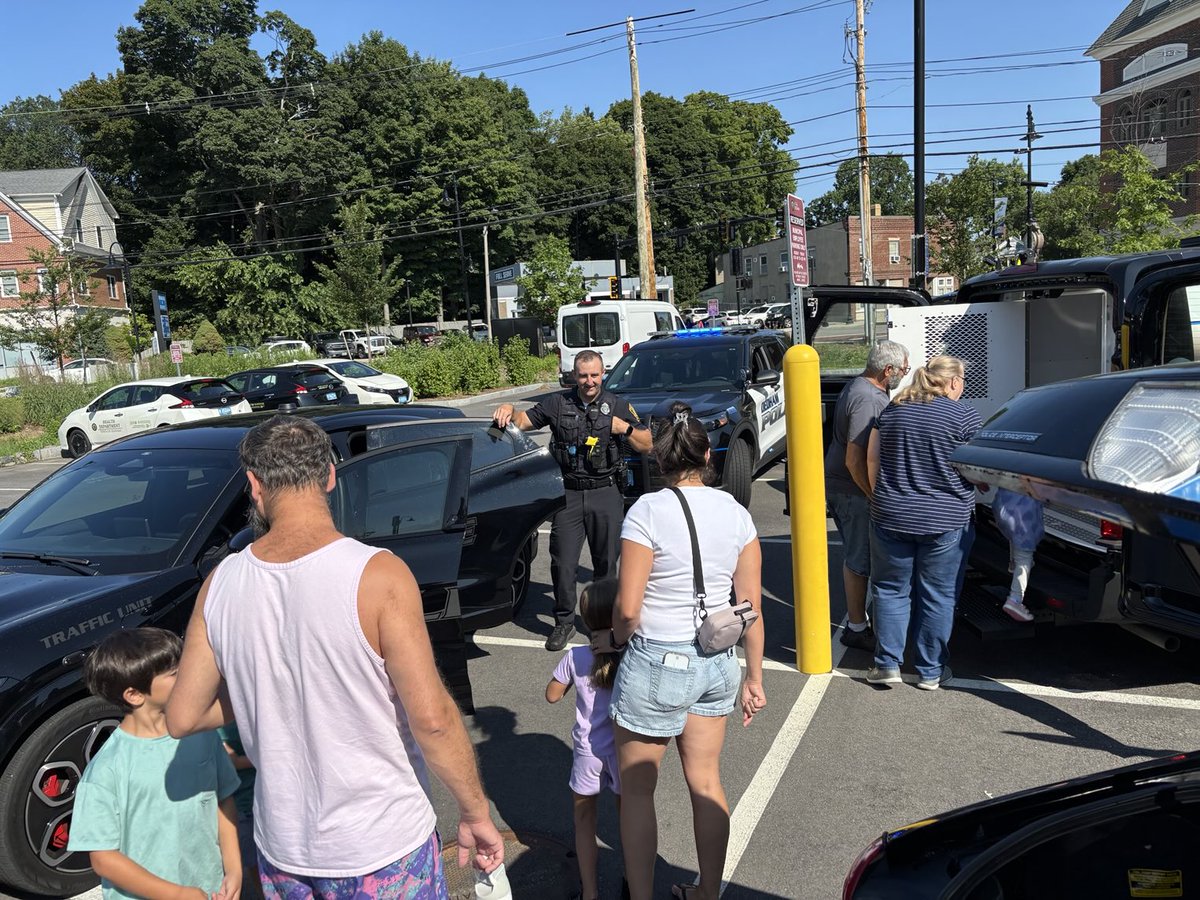 Thanks to all who spent some time with our officers during today’s open house.  #nationalnightout