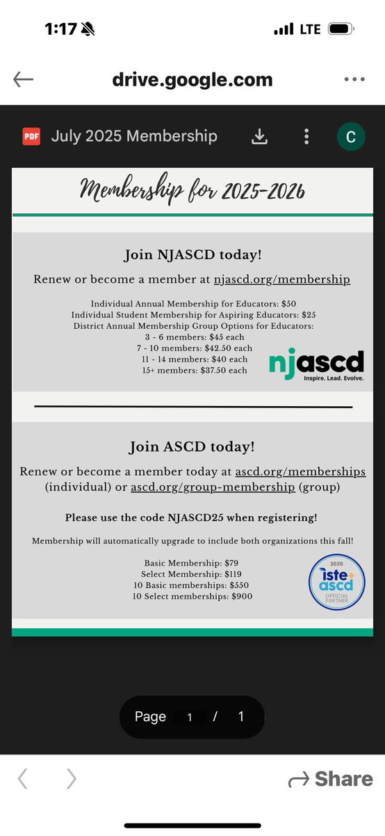 Corey_Cohen10's tweet image. Looking to network and learn from/with an amazing group of educators? Consider joining NJASCD and ISTE+ASCD.  @njascd @NJASCDNorth