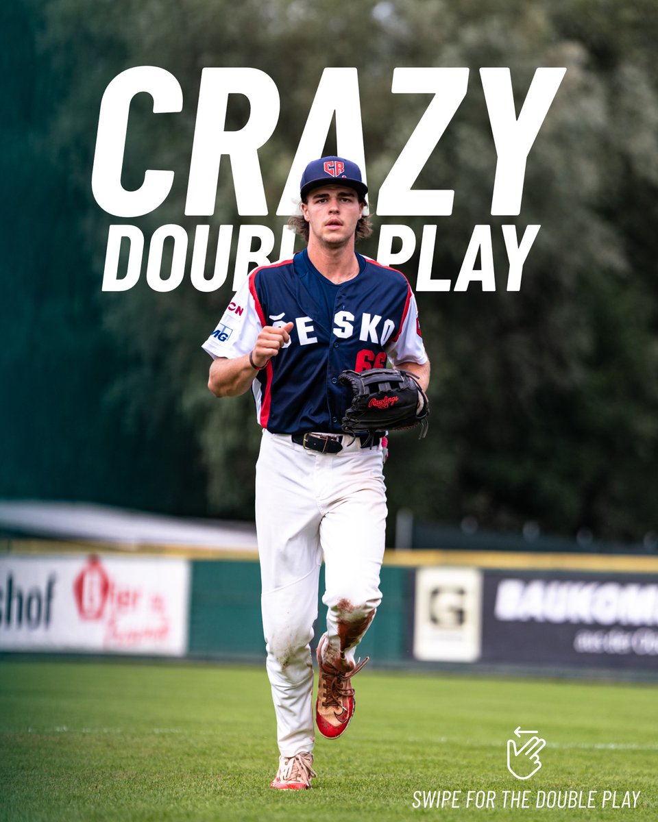 baseballczech_'s tweet image. 𝑻𝒉𝒆 𝒄𝒂𝒕𝒄𝒉. 👀 𝑻𝒉𝒆 𝒕𝒉𝒓𝒐𝒘. 🤯

What a play by the 18-year-old rookie @MaxPrejda.

#baseballczech #germanseries 🇨🇿🇩🇪