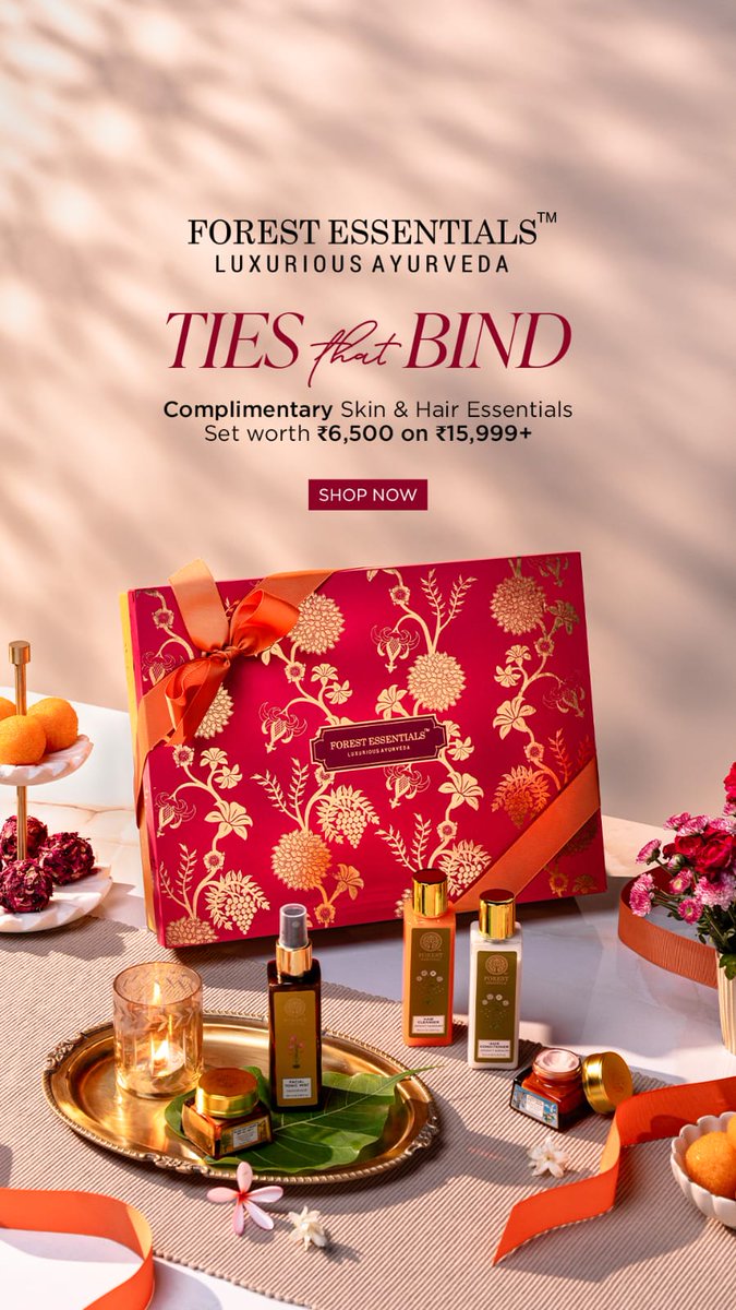 BrookefieldsCBE's tweet image. Making this Raksha Bandhan a little more special with complimentary offers!

Surprise your sibling with delightful skin &amp;amp; hair essentials on purchases of ₹15,999+.

Discover in-store at #Brookefields | T&amp;amp;C Apply | Limited time offer | Valid until stocks lasts

#ForestEssentials