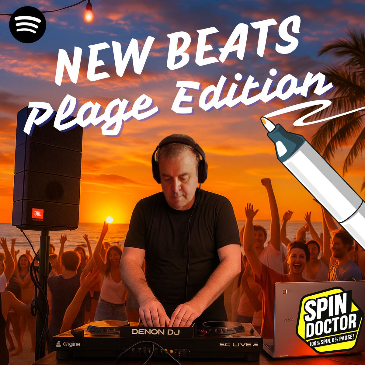 🏖️Plage Edition - Un Mix taillé pour les couchers de soleil sur la plage et les fêtes improvisées ! 🎶🔊
open.spotify.com/playlist/5uSUK… #Spotify #mixplage #plage #newbeats Tu aimes, tu likes ! <a href="/SpinDoctor_Set/">SPINDOCTOR</a> #retweet