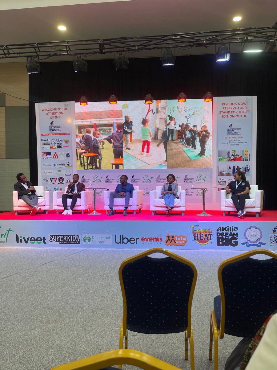 thegr8edwin1's tweet image. My first time as a panelist today. Speaking about kids and Tech for what we do @CodeYetu #KidsThatCode.
Happy to be part of the conversation at the Kindergarten and Early Childhood fair 2025 at Sarit.
To more conversations🥂.