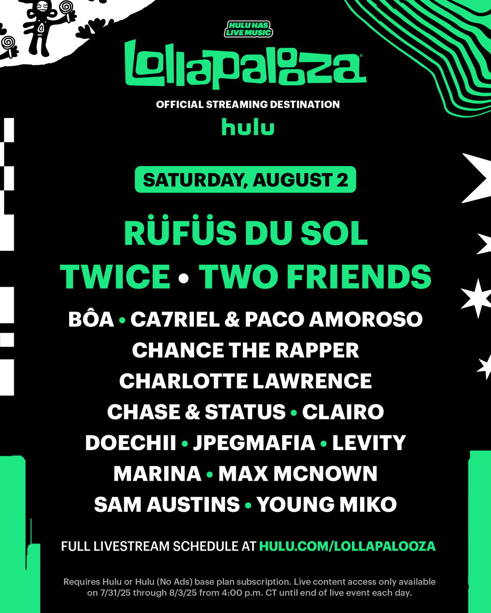 Lollapalooza tweet media