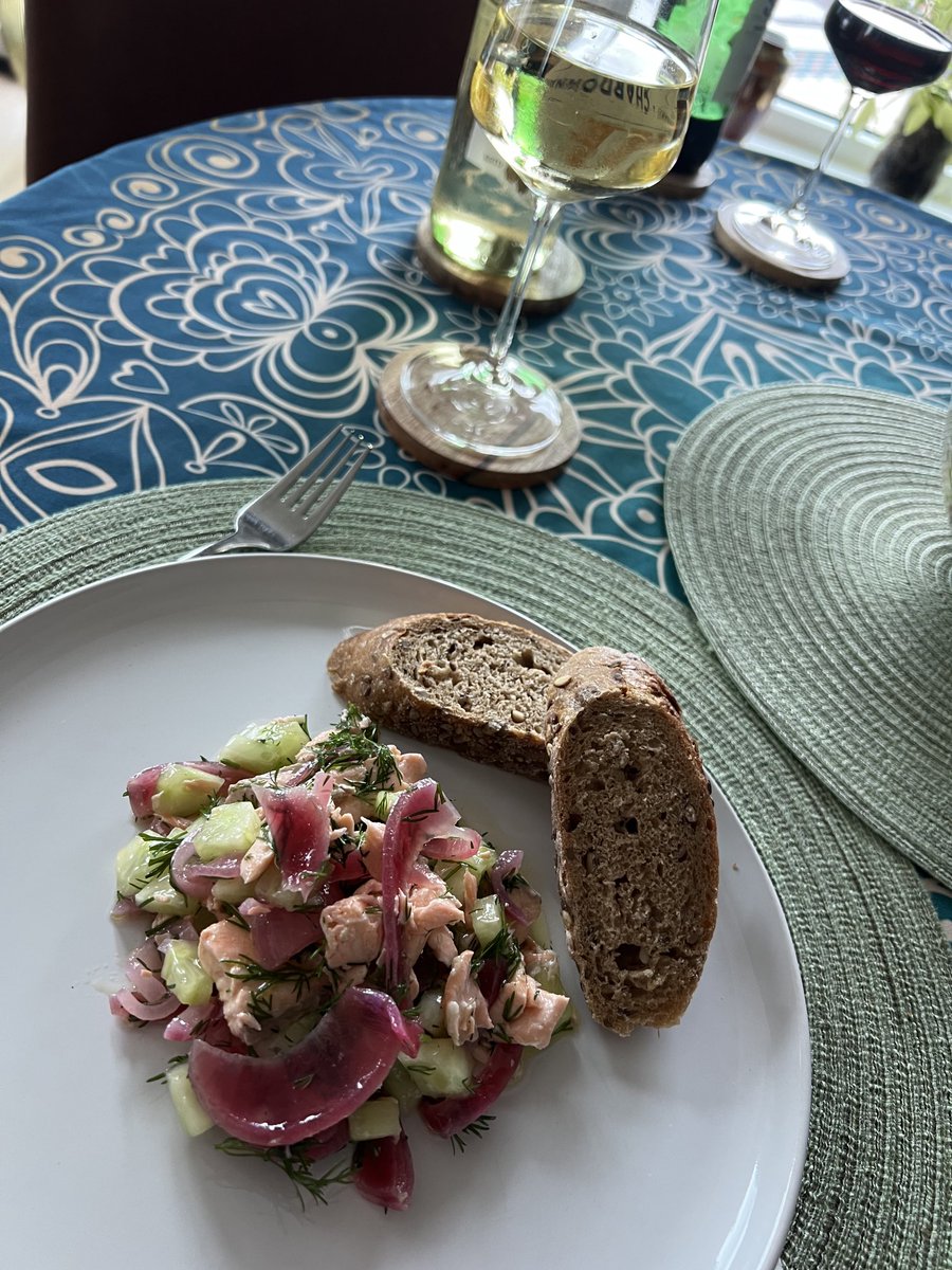 Die IJslandse vissalade van de Volkskeuken afgelopen woensdag was me toch een partij lekker! ♥️