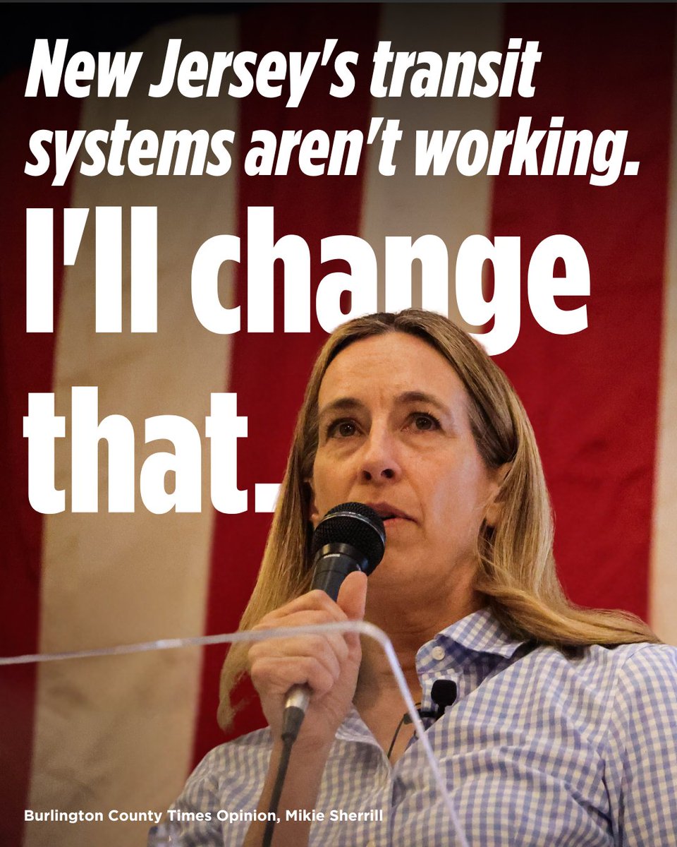 NJ’s public transit systems are central to families’ quality of life but it’s no secret that right now they’re causing too many headaches for too many people.

Read my op-ed to learn about my plan to make public transit safe, reliable, and affordable when I’m governor.