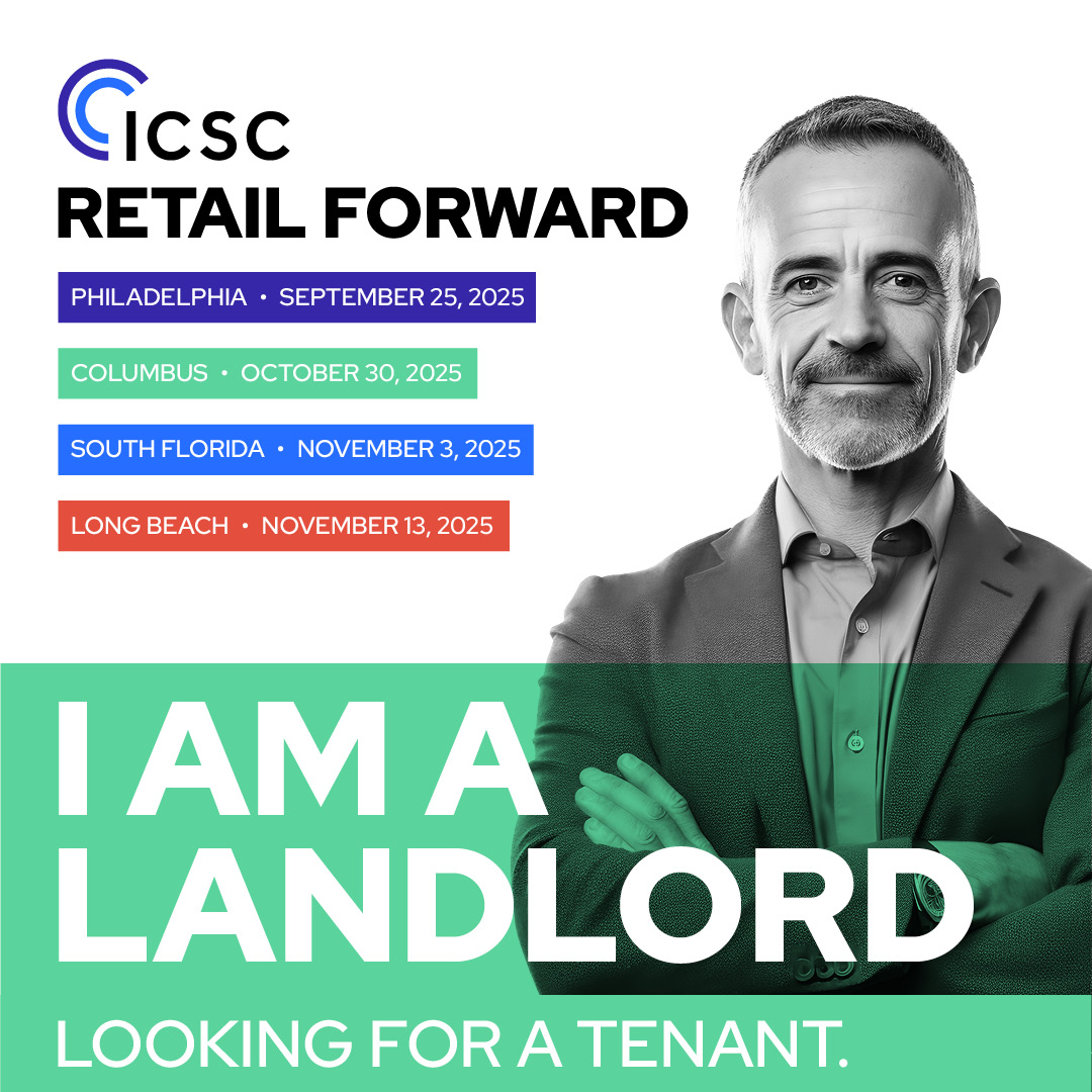 ICSC's tweet image. Join us at an ICSC RETAIL FORWARD for an afternoon of fast-paced tabletop dealmaking followed by an evening #networking reception. These high-ROI events bring together brokers and owners with retailers and tenants to spark deals in record time—boosting the #dealmaking process