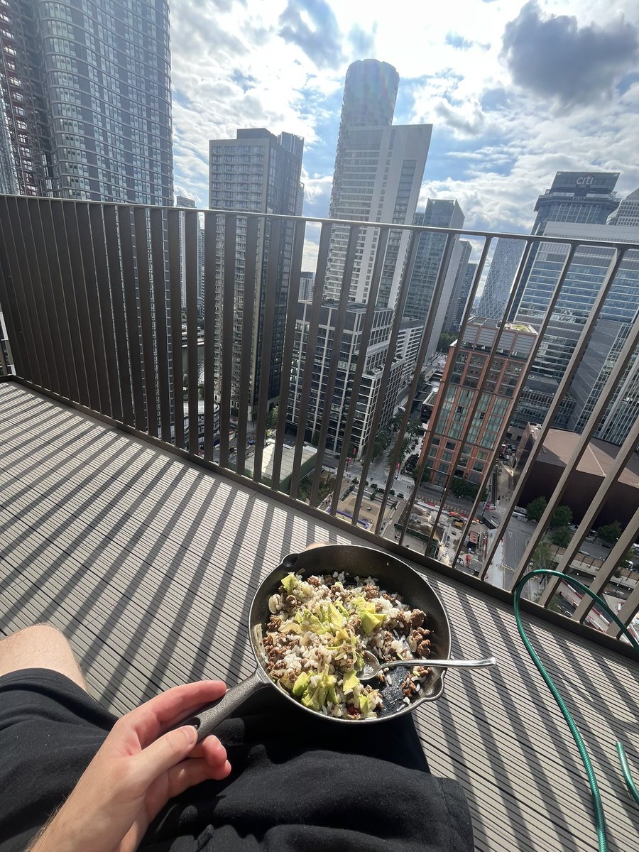 You can just eat out of a cast iron pan