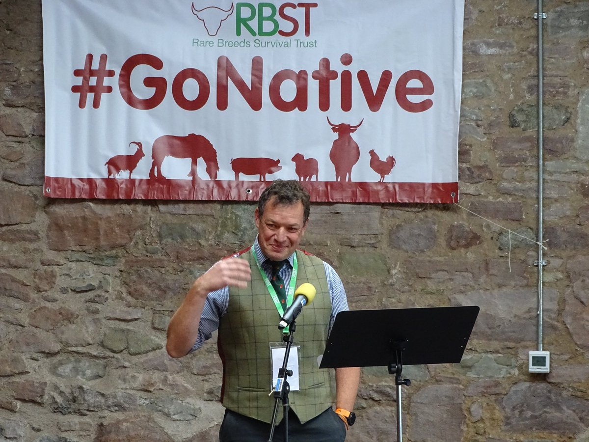 Was delighted to MC the <a href="/RbstScotland/">RBST Scotland</a> #GoNative conference last week at the amazing <a href="/Guardswellfarm/">Guardswell Farm</a>. Great to see the enthusiasm for native breeds and their place in modern agriculture. So much knowledge and experience being shared.