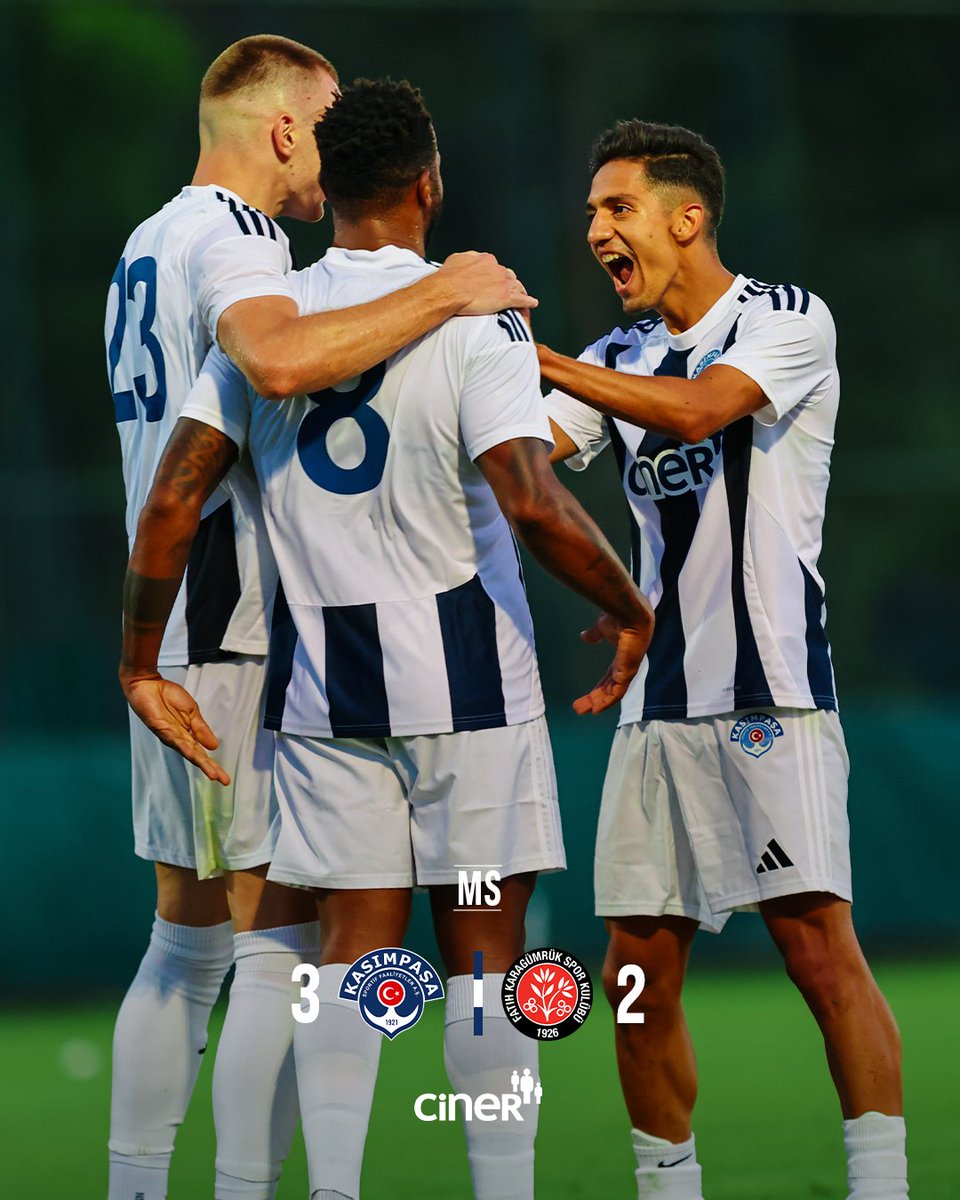 Yeni sezon öncesi son hazırlık maçımızda Fatih Karagümrük’ü 3-2 mağlup ettik.

Gollerimiz: Pape Guèye ⚽️, Cafú ⚽️⚽️