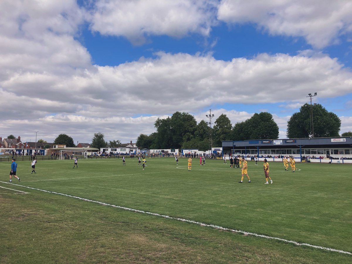 FA Cup Football in the Sun. 
Winsford Utd 1-1 West, Extra Preliminary Round.
All back to Brookburn Road.