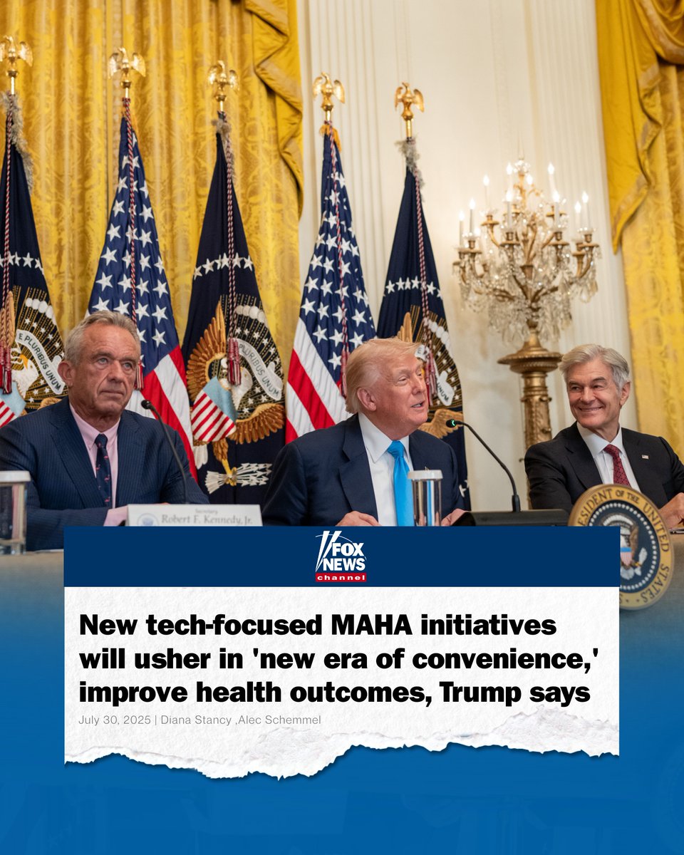 Secretary Kennedy (@seckennedy) on Twitter photo For decades, bureaucrats and entrenched interests buried health data and blocked patients from taking control of their health.
Thanks to <a href="/POTUS/">President Donald J. Trump</a>’ leadership, <a href="/CMSGov/">CMSGov</a> has launched bold new reforms to modernize health tech and empower patients—partnering with the private sector to For decades, bureaucrats and entrenched interests buried health data and blocked patients from taking control of their health.
Thanks to <a href="/POTUS/">President Donald J. Trump</a>’ leadership, <a href="/CMSGov/">CMSGov</a> has launched bold new reforms to modernize health tech and empower patients—partnering with the private sector to