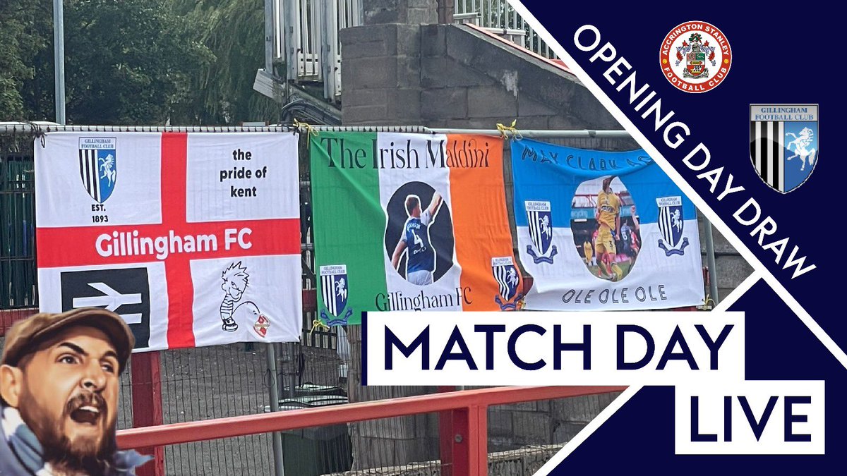 🎥 MATCH DAY LIVE: OPENING DAY POINT:

🗓️ 2nd August 2025
🏆 League 2
🆚 Accrington Stanley 
🏟️ Wham Stadium 

A draw on the road, when missing players &amp; not at our best, will give us something to build on from the opening weekend. 

The first half was very much one of effort