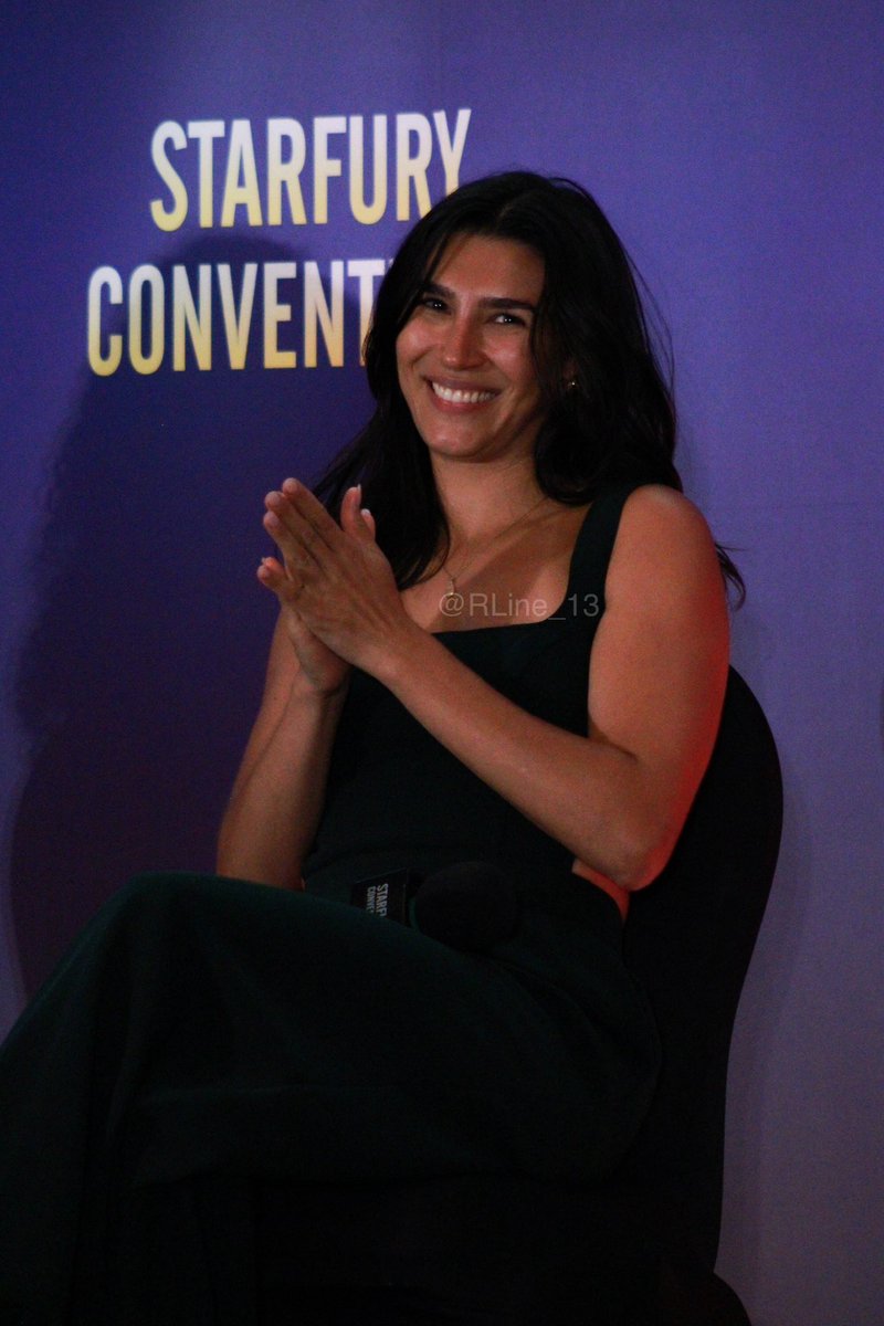 RLine_13's tweet image. KTY, Lorena and Meena at today’s panel at #WitchbombX