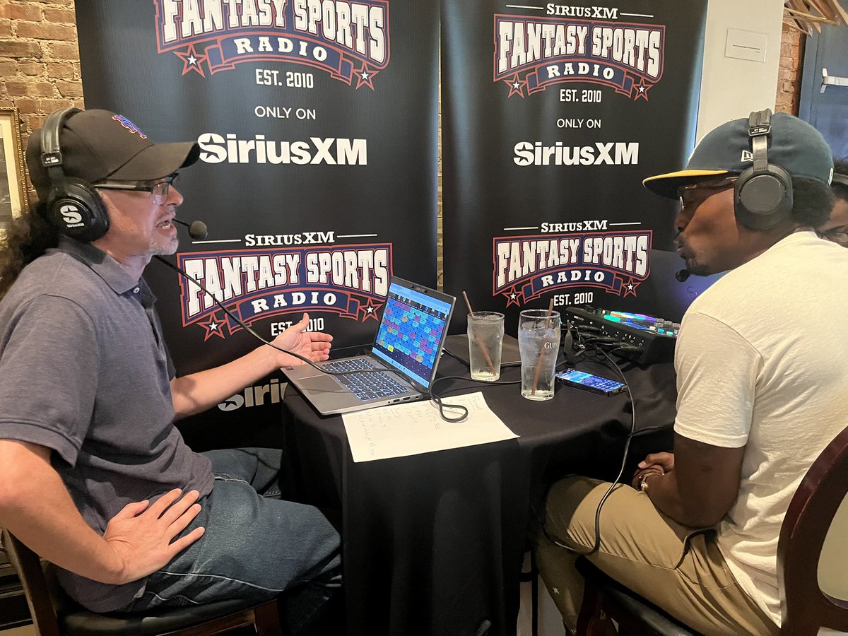 Fantasy Sports Radio (@siriusxmfantasy) on Twitter photo Live now:
<a href="/AdamRonis/">Adam Ronis</a> joined by <a href="/LordDontLose/">Lawrence Jackson Jr.</a> to discuss the <a href="/FLEX_Leagues/">FLEX Leagues</a> SuperFlex draft!
Follow the draft board: sleeper.com/draft/nfl/1253… Live now:
<a href="/AdamRonis/">Adam Ronis</a> joined by <a href="/LordDontLose/">Lawrence Jackson Jr.</a> to discuss the <a href="/FLEX_Leagues/">FLEX Leagues</a> SuperFlex draft!
Follow the draft board: sleeper.com/draft/nfl/1253…