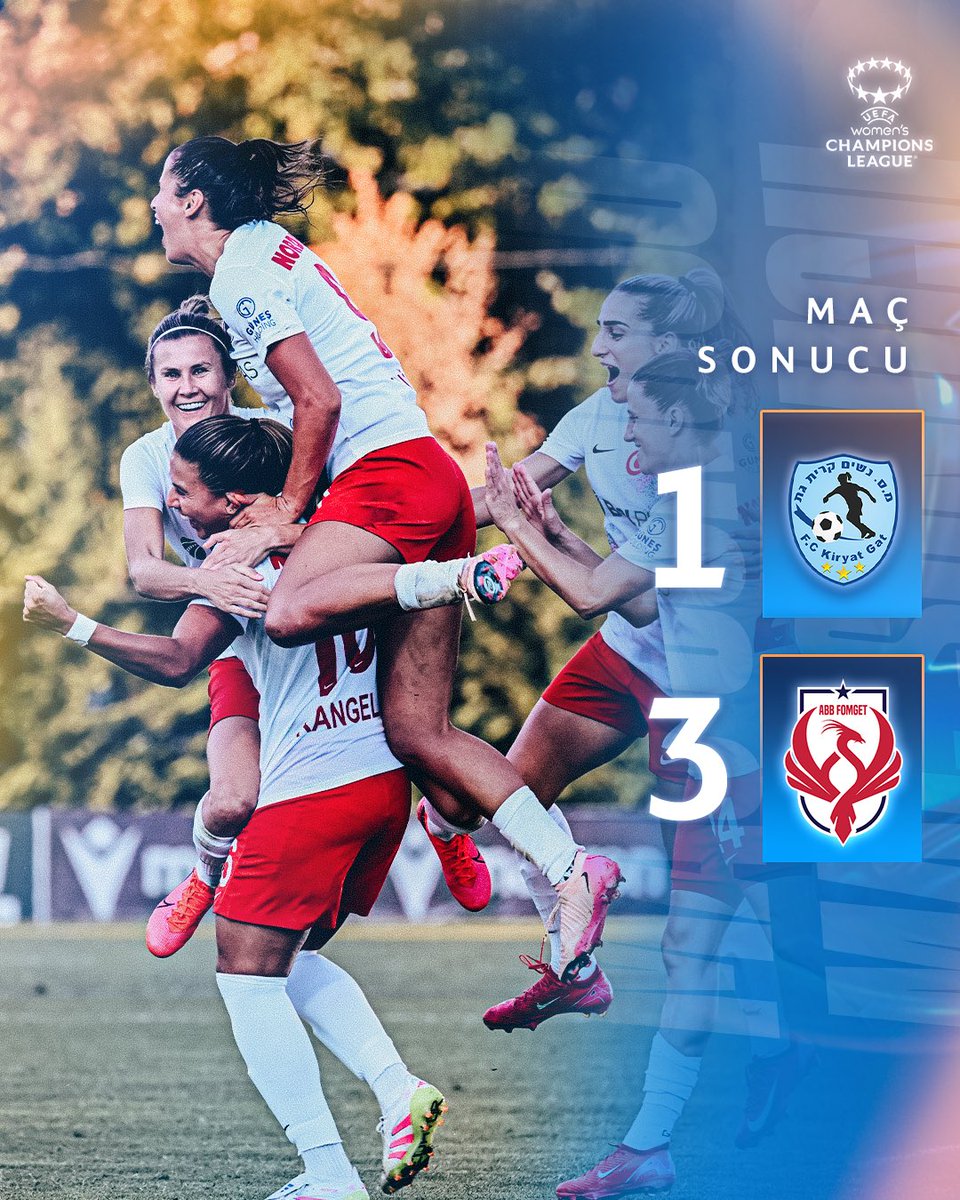 Şampiyonlar Liginde adımızı ikinci tura yazdırıyoruz. 😎

⚽️Armisa Kuč 29’, 37’
⚽️Olha Ovdiychuk 59’

#UWCL | #KYGvFMG