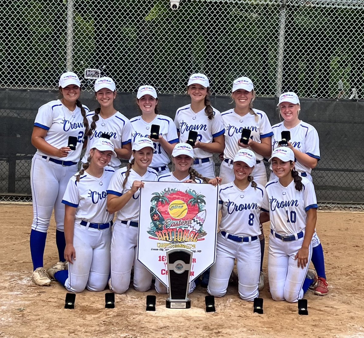 Bella Wrozek (@bella_wrozek) on Twitter photo USSSA Eastern Champions! Incredible experience with my favorite group of girls. We battled a long, hot week to finish 6-1-1. I was also awarded the Most Outstanding Pitcher of the tournament!
#allinthistogether #wearthecrown👑 <a href="/CrownSoftball1/">Crown Softball</a> <a href="/Lumen_Softball/">Lumen Christi Softball</a> USSSA Eastern Champions! Incredible experience with my favorite group of girls. We battled a long, hot week to finish 6-1-1. I was also awarded the Most Outstanding Pitcher of the tournament!
#allinthistogether #wearthecrown👑 <a href="/CrownSoftball1/">Crown Softball</a> <a href="/Lumen_Softball/">Lumen Christi Softball</a>