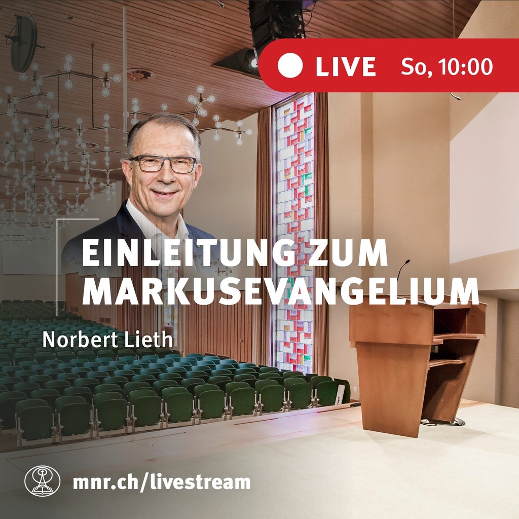 Wir freuen uns, dass Norbert Lieth am kommenden Sonntag ab 10 Uhr zu uns spricht. Sein Thema lautet: «Einleitung zum Markusevangelium»⁠
---⁠
Seien Sie live mit dabei! 😊⁠
mnr.ch/video/livestre…
#mitternachtsruf #mnr #norbertlieth #livestream #gottesdienst #zionshalle