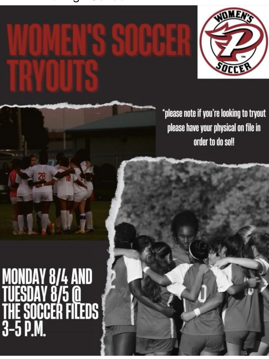 Tryouts start Monday!