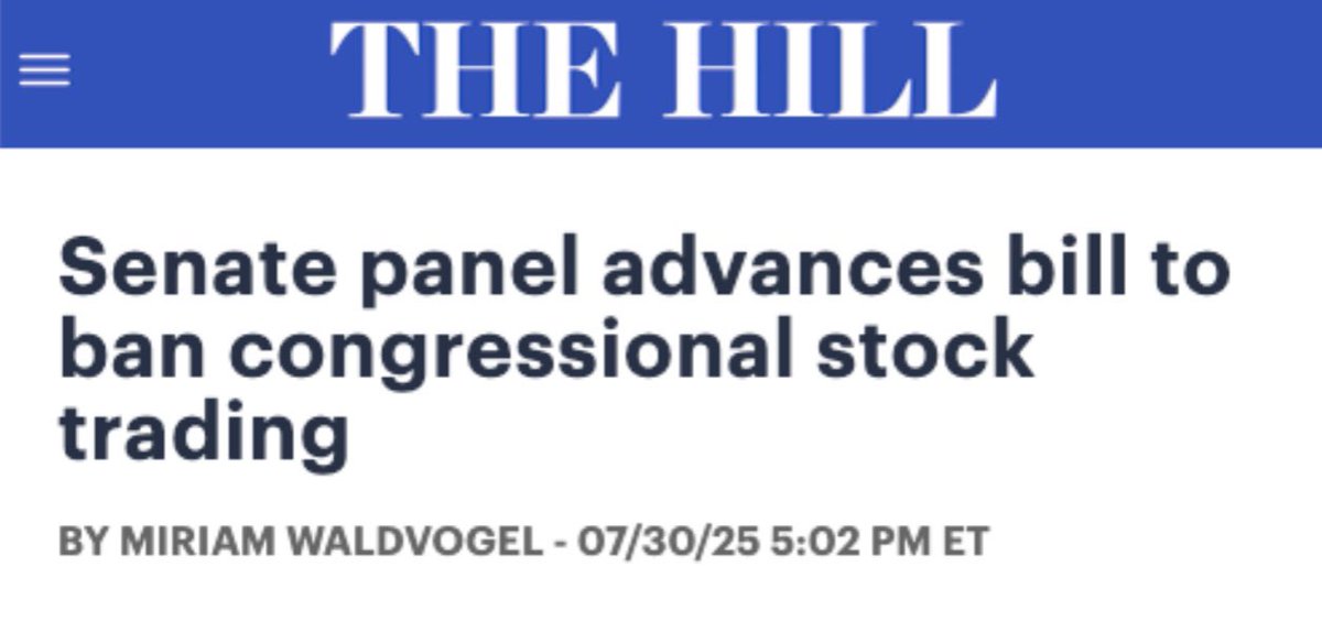 A majority of people — Democrats and Republicans — think it’s wrong for members of Congress to trade stocks. Now, it’s time to make sure my colleagues follow through and ban it for good.
